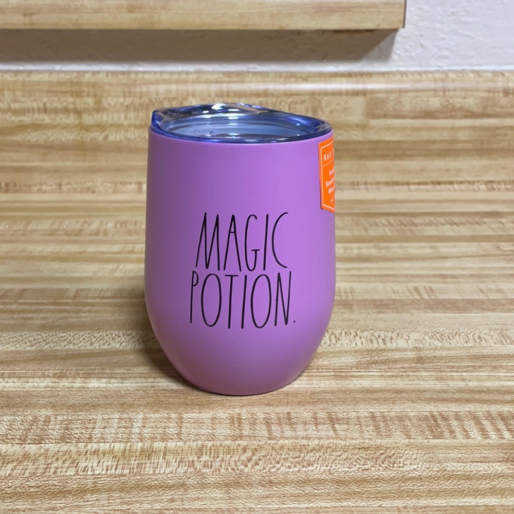 Rae Dunn insulated stainless steel wine glass